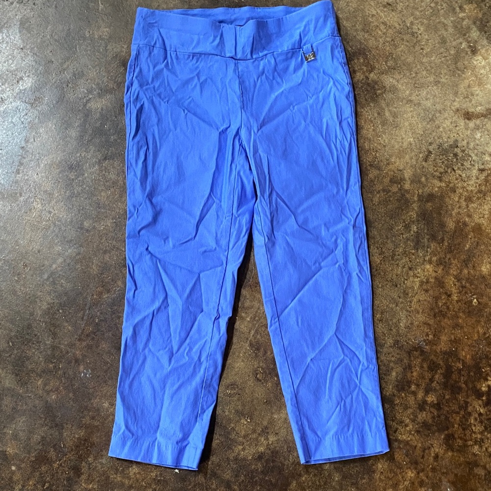 Rafaella Stretch Blue Capris